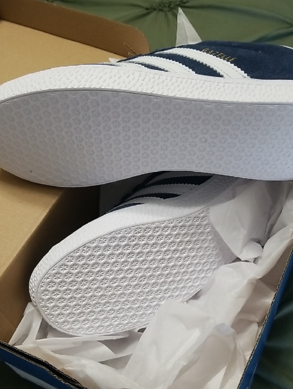 adidas Gazelle J Sneakers - Navy Blue White - Picture 4 of 5